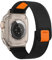 Fullife Nylon Armband kompatibel für Apple Watch 49mm 46mm 45mm 44mm 42mm,Sport Trail Loop Armband für iWatch Ultra 2/Ultra Serie 10 9 8 7 6 SE 5 4 3 2 1,Schwarz