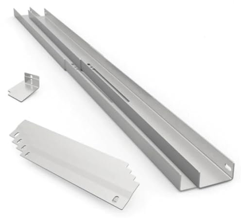 Kleines Kraftwerk Balkonkraftwerk Wandhalterung | Verdeckte Aufhängung mit variabler Einstellung für 1 Solarmodul | Halterung für Fassade & Hauswand Made in Germany | 3 mm V2A Edelstahl