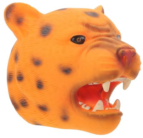 Toyvian Handpuppen Tier Leopard Interaktive Geschichtenerzählung für Weiche Tierfigur für Jungen und Jahre Fördert Kreativität und Kommunikation Rollenspiele und Lernaktivitäten