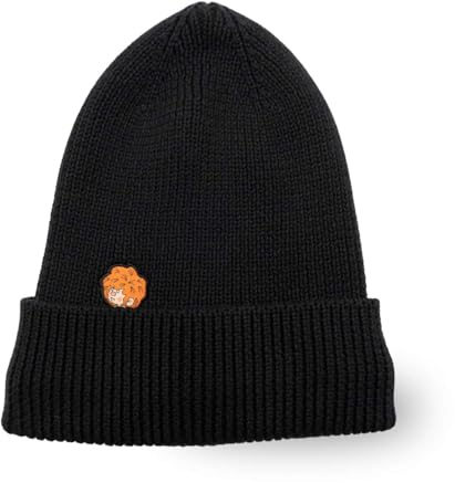 Bavariashop | Pumuckl Beanie, Baumwolle mit Fleece-Futter | Wintermütze, Rippstrick, Elastische Passform | Mütze mit Weblabel | Unisex