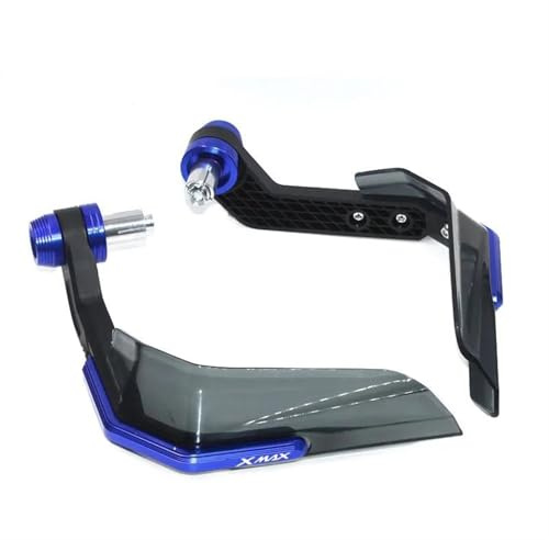 1 Paire Protège-Mains Protège-Mains De Moto, Protection Guidon, Coupe-Vent pour Yamaha X Max 125 250 300 400 Xmax(Bleu,X1)