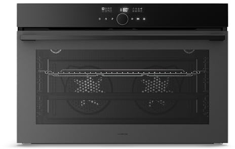 Klarstein Velaire Forno da Incasso 90 cm - 127L, 16 Funzioni, Classe A, Timer Digitale, Forno Ventilato, Pulizia Facile, Blocco Bambini, Vetro Triplo, Design Minimalista