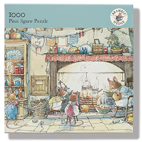 Brambly Hedge Kitchen im Crabapple Cottage, 1000-teiliges Puzzle, 50 x 70 cm
