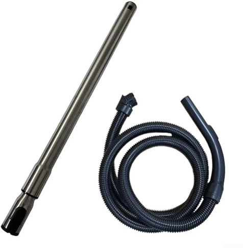 Tubo per aspirapolvere, 2,5 m, con manico curvo girevole, accessorio per Miele C1, C2, C3 e modelli C4, impugnatura ergonomica, portata estesa, in plastica robusta, attacco rapido, nero (C)