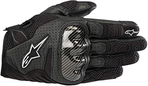 Alpinestars Motorradhandschuhe Stella Smx-1 Air V2 Gloves Black, Schwarz, XL