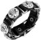 UrbanBijoux Bracelet Large Homme de Force en Cuir et Fleur de lys Biker Motard