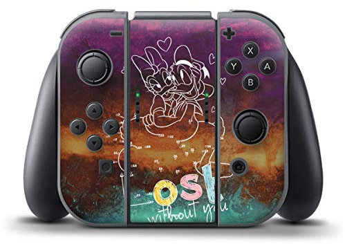 Skin kompatibel mit Nintendo Switch Controller Folie Sticker Daisy Duck Donald Duck Disney