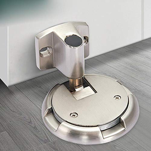 Butée de porte mécanique sans clou autocollant en alliage de zinc robuste support de porte sans poinçon WF919