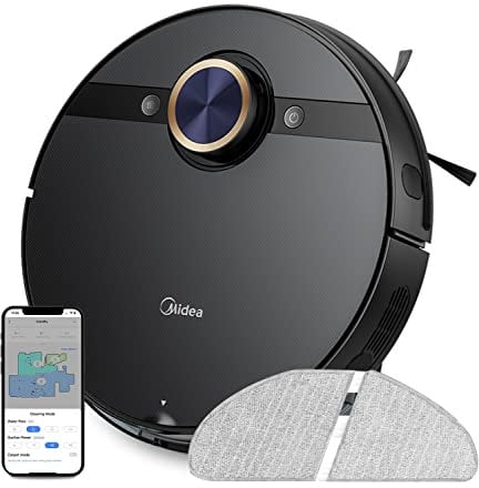 Midea M7 Pro Robot aspirateur 0,43 L Sans Sac Noir