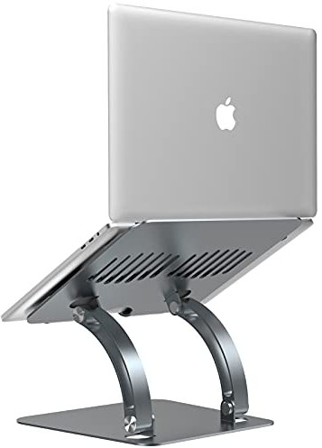 Supporto pc portatile,supporto laptop,Supporto ergonomico in alluminio,Compatibile con MacBook, Air, Pro, Dell XPS, Samsung, tutti i computer portatili da 10 a 16, colore: Grigio