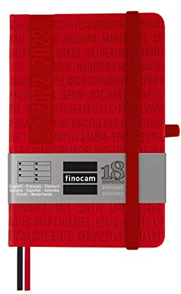Finocam - Terminplaner 2022 2023 Minimal 18 Monate Wochenansicht Horizontal Juli 2022 bis Dezember 2023 (18 Monate) Reisen International