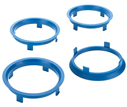 LST 4x Zentrierringe Dunkelblau für Alufelgen Radnabe Ø 71,6 - Ø 66,6 mm
