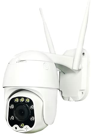 (5MP 5X Optical Zoom) PTZ Outdoor WiFi Security Camera, 2.4GHz WiFi, 5X Optical Zoom WiFi CCTV Camera, Pan Tilt Zoom for Elder Pet Baby, 2 Way Audio, Remote Viewing, with SD Card Slot
