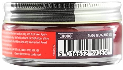 Cherry Blossom Footwear Renovating Shoe Cream Care Product, Oxblood, 50ml