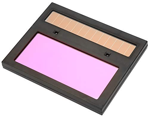 Lente de Soldadura Electrónica Horizontal Solar Automático LCD Atenuación Casco de Soldadura Sombra Soldador Filtro Gafas Sensibilidad Ajustable