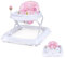 LIFEZEAL Trotteur Evolutif 2 en 1 Pliable, Marcheur avec 3 Hauteurs Réglables, Babywalker avec Planche de Jeu et Coussin Amovible, Trotteur pour Bébés 6-36 Mois, Charge de 13KG (Rose)