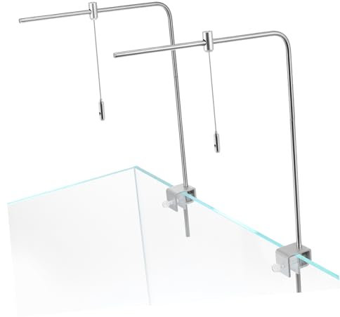 minkissy 1 Satz Aufhänger Für Fischbecken Aquarium Led Halterung Reptil Halterung Für Die Aquariumbeleuchtung Lampenhalter Für Aquarien Aquariumständer Pflanze Container Aluminiumlegierung