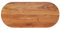 vidaXL Tischplatte, Holzplatte Holztischplatte Oval, Möbelplatte Platte für Beistelltisch Bartisch, Massivholzplatte Schreibtischplatte Ersatzplatte, 110x50x2,5cm Massivholz Akazie