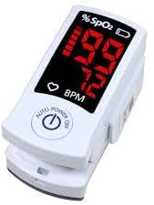 Finger Pulse Oximeter - CE Medical Device Certified, Easy-to-Read Colour Screen Blood Oxygen Monitor, Finger Oxygen Saturation Monitor for Accurate Readings