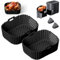 Cathpetic 2PCS Ninja Double Stack XL 9.5L SL400EU Silikonform,Upgrade Seitliche Öffnung Loch Große Kapazität Ninja SL400EU Silikonform Zubehör Schwarz