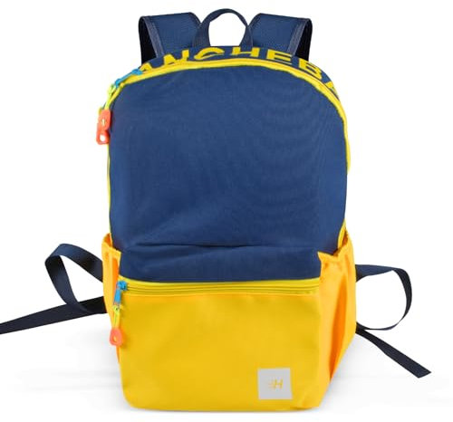 FGen Rucksack,Kinderrucksack Mädchen Jungen Schulrucksack Schultasche,Kinderrucksack Sport Backpack Outdoor Daypack mit Abnehmbare Brustschnalle (Yellow)