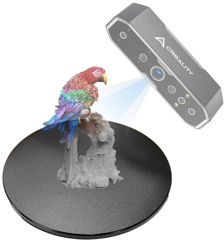 Creality 3D-Scanner Manuell bedienbarer Drehtisch für Creality CR-Scan Otter/Raptor/Ferret/Ferret Pro/Ferret SE 3D-Scanner (3D-Scanner nicht im Lieferumfang enthalten)