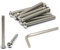 iexcell Juego de 10 tornillos de cabeza hexagonal de 3/8-16 x 3-1/4 pulgadas de acero inoxidable 304
