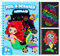 CutteeyFyry Folienspaß FüR Kinder,Meerjungfrau Folienspaß &Scratch Painting Kunst Set 2-In-1,Foil Art Bastelset FüR Kinder Alter 3-10,Geburtstag Weihnachten Reise Spielzeug Geschenk FüR MäDchen