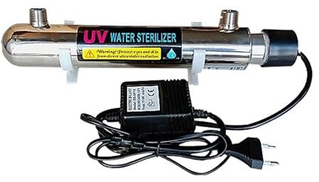 Système de filtration d'eau sous évier, Stérilisateur d'eau UV en acier inoxydable 110/220, filtre de désinfection directe de boisson à lampe à tube ultraviolet, purificateur d'aquarium pour votre cui