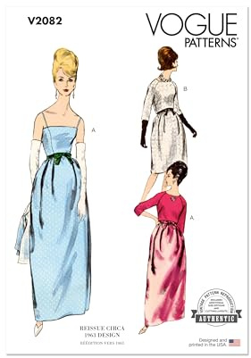 Vogue Sewing Pattern V2082Y5 Misses' Dress and Bolero Y5 (18-20-22-24-26)