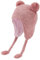 Durio Baby Wintermütze Strickmütze – Unisex Baby Mütze Mädchen Kinder Caps Jungen mit Bommel und Ohrschutzdesign Fleecefutter Beanie Mütze Rosa 1-2 Jahre