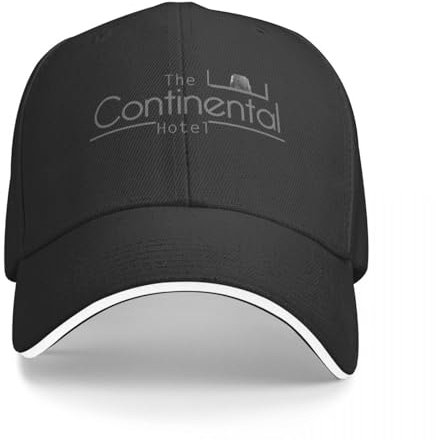 OOAXBEED Basecap Hommage an John Wick, das Logo des Continental Hotels, Bucket Hat, Baseballmütze, Snapback-Mütze, Golfmütze für Herren und Damen