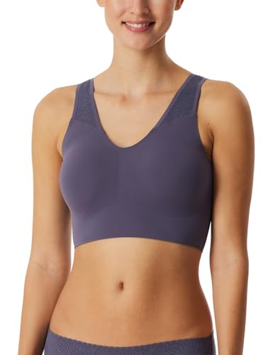 Schiesser Damen Nahtloses Bustier mit herausnehmbaren Pads - Invisible Soft