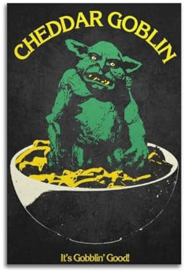 TRFJHDTRE Filmposter Mandy, It's Gobblin' Good, dekoratives Gemälde, Leinwand, Wandposter und Kunstdruck, moderne Familienschlafzimmer-Dekoration, Poster, 60 x 90 cm