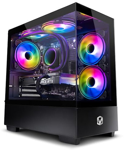 Vibox IV-191 Gaming PC • AMD Ryzen 7 5700X 4.6GHz • Nvidia RTX 4060 8GB • 32GB RAM • 1TB SSD • Windows 11 • WiFi