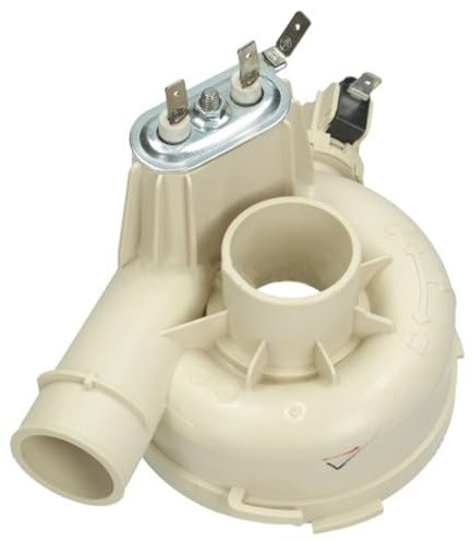 SPARES2GO 1800w Heating Element Pump Body for Kenwood Dishwasher KDW45X16A KDW60T23 KDW60W23 KDW60X16A KDW60X23 KID45S17 KID60X20