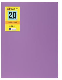 PAGNA 21012-12 Sichtbuch A4 PP School lila