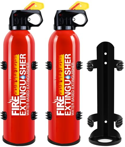 Fire Extinguisher for Home, 2 Pack Car Fire Extinguishers with Mount