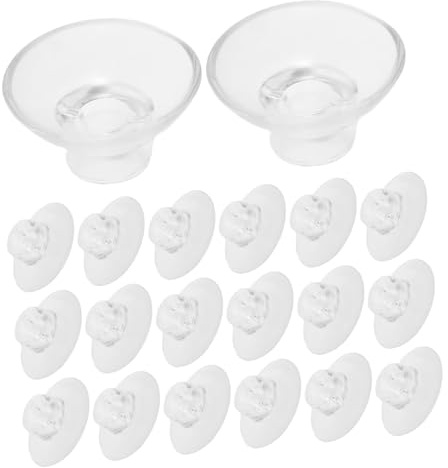 Gatuida 20pcs Aquarium Suction Cups Fish Tank Suction Cup for Airline Hanging Aquatic Planter Air Hose Holders Clamp