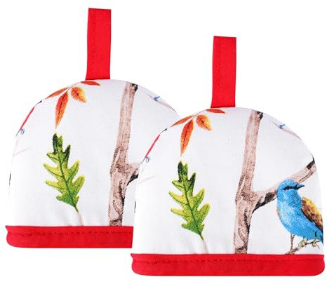 Cotton Egg Cosy Warmers Kitchen Breakfast Egg Covers 2 PEC (Spring Birds)