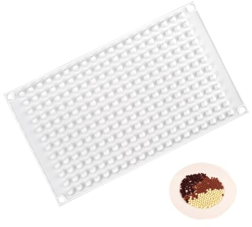 SIXHAOBU Moule Silicone Sphere 228 Cavités Ø 5mm, Moule Silicone Pepite de Chocolat, Mini Moule Sphere Silicone Réutilisables Pour Chocolat, Boules de Glace, Gelée, Bonbons