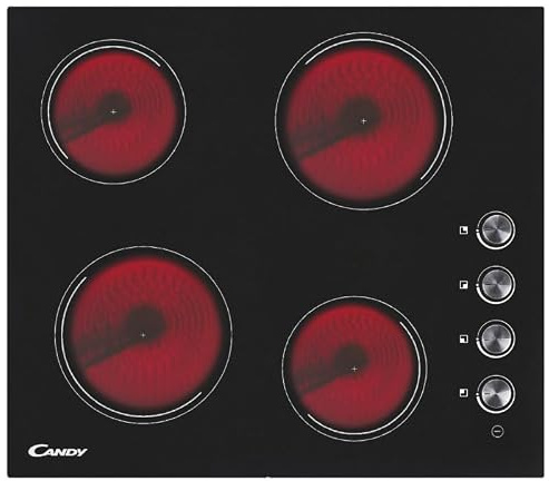 Candy CHK46C - Black 4 Zone Ceramic Hob