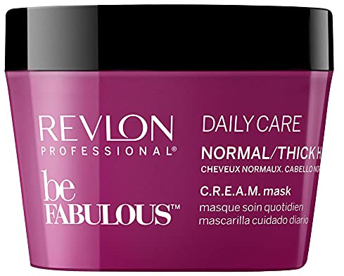 REVLON PROFESSIONAL Be Fabulous Daily Care Normal/Thick Hair C.R.E.A.M. Mask, 200 ml