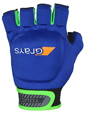 GRAYS Touch Hockey-Handschuh, Unisex, Erwachsene, Marineblau, große Linke Hand