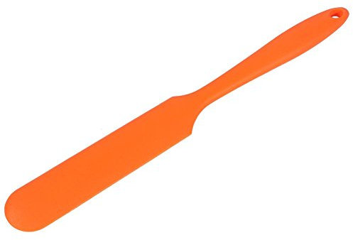 Spatule En Silicone Résistante À La Chaleur Et Antiadhésive, Grattoir En Caoutchouc, Brosse, Outil De Cuisson Pour Gâteau, Crème, Beurre (Orange)