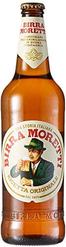 Moretti Set 15 Birra Trinkflasche 66Cl Bevanda Alcolica, Mehrfarbig, 15 Stück