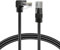 TNP Câble Ethernet Cat6 (angle droit vers le bas, 1,8 m) – Connecteur réseau RJ45 90 degrés 500 MHz 10 Gigabit plaqué or Cordon LAN pour PS4 Fire-Stick Xbox One Smart TV Gaming et ordinateur