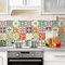 RE-COVERTILES - Adesivi per Piastrelle Bagno e Cucina 12 Pz 15x15 cm - PS00049 Decorazione murale in PVC impermeabile mattonelle mosaico stile cementine Azulejos