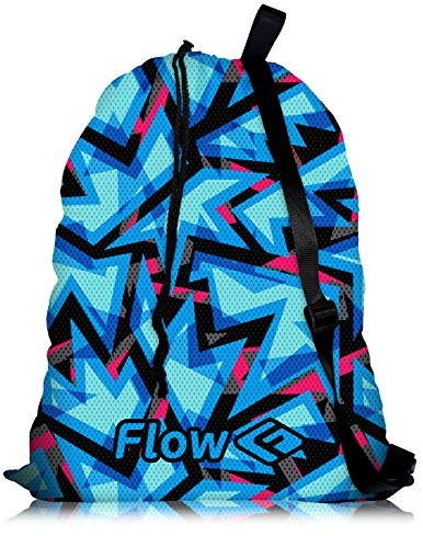 Flow Mesh Gear Bag – Schwimmbeutel mit Kordelzug für Schwimmausrüstung, erhältlich in 8 tollen Designs (Maze Craze)