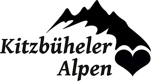 Stickerpalast 2X Auto Aufkleber KITZBÜHELER Alpen Berg/Gebirge Österreich | 11 cm konturgeschnitten